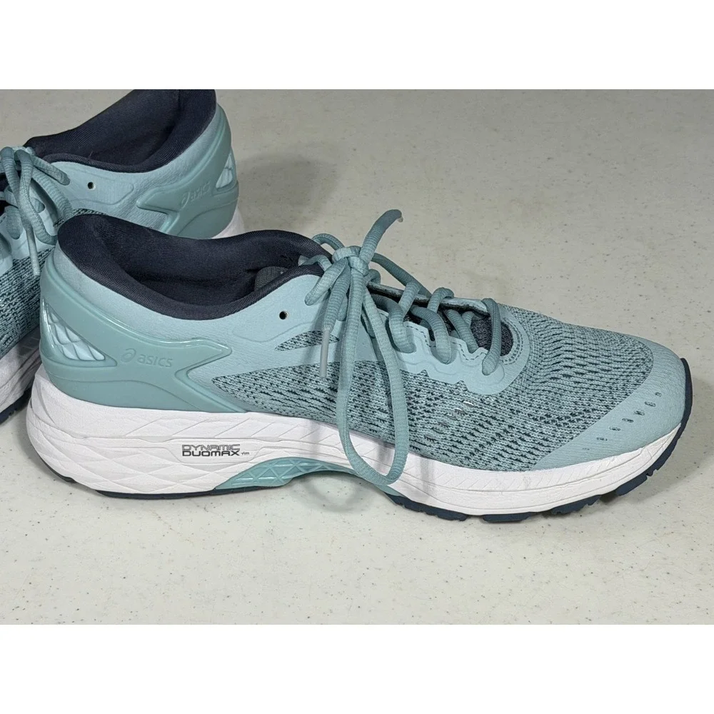 ASICS Gel Kayano 24 Running Training Shoes Aqua Blue Women's Size 6.5 Sneakers